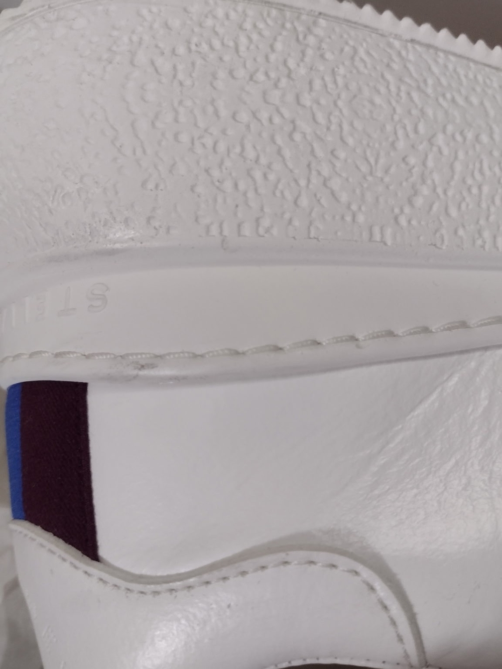 Stella McCartney White Leather Sneakers EU 43 US 10 Box Included - Picture 8 of 10